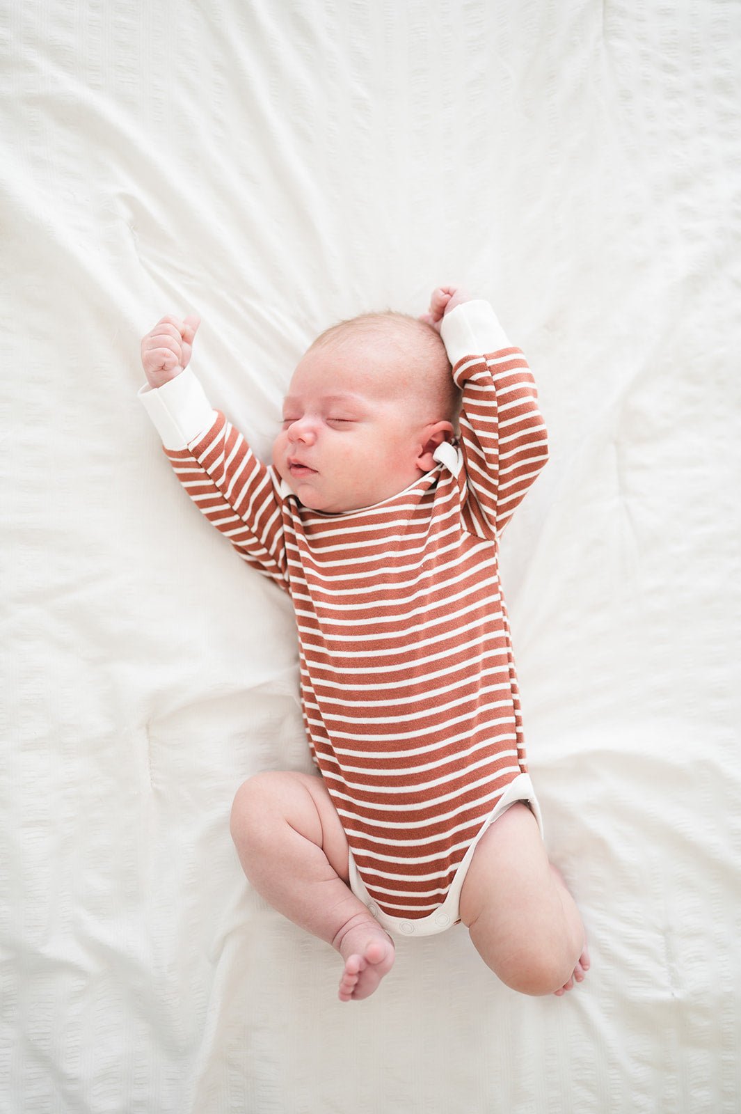 Long Sleeve Brown Organic Body Suit