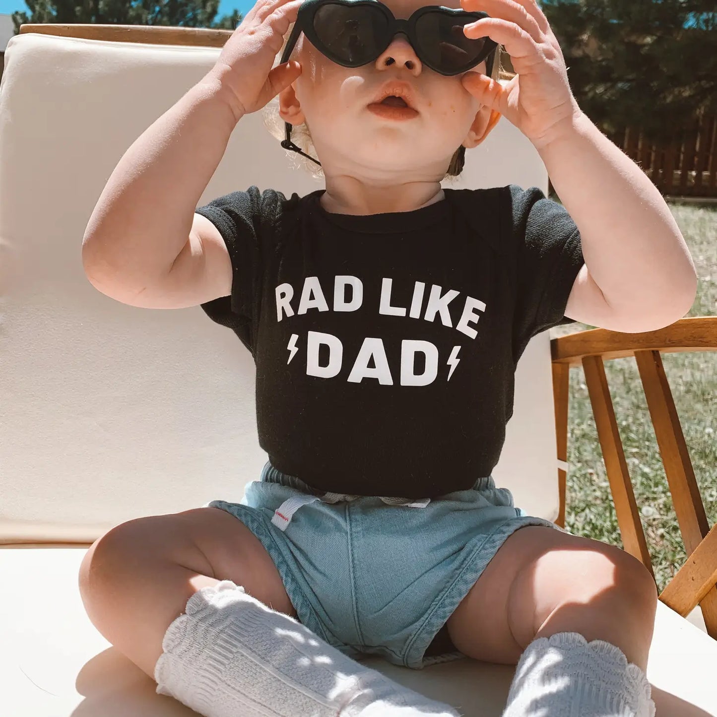 Rad Like Dad Lightning Bolt Tee