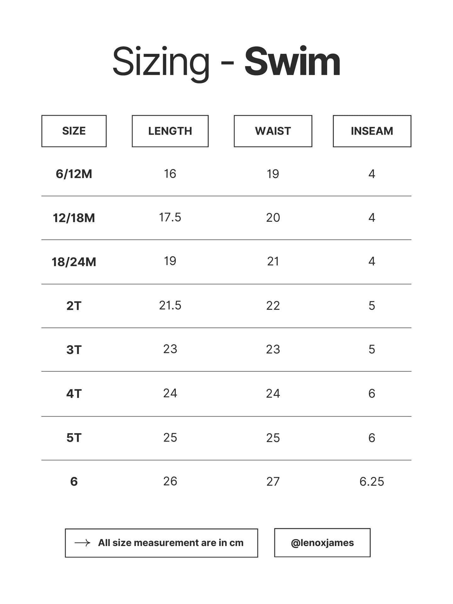 Lenox James Swim Trunks