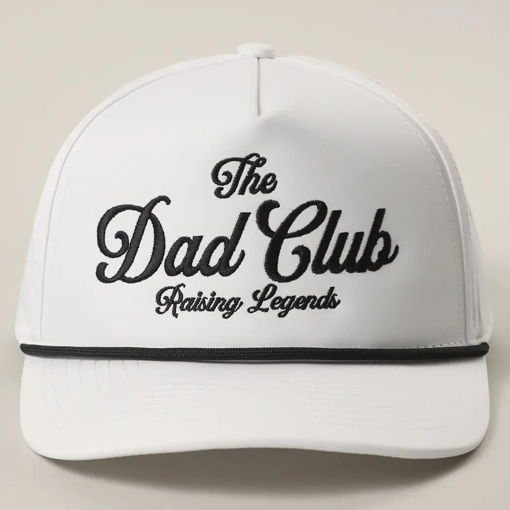 The Dad Club Embroidered Hat