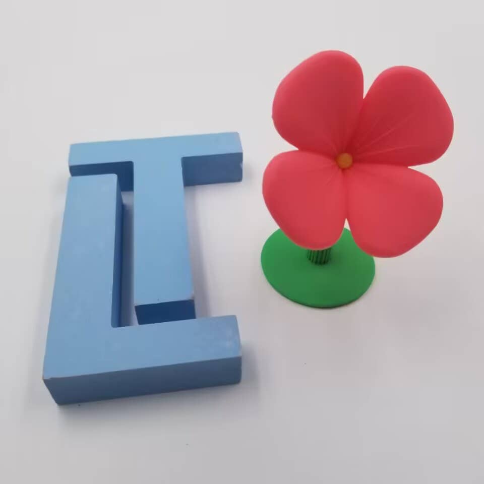 Phonograph Flower Silicone Teether