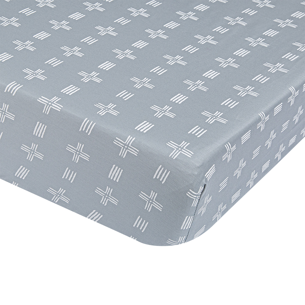 Crane River Dash Ezra Crib Sheet