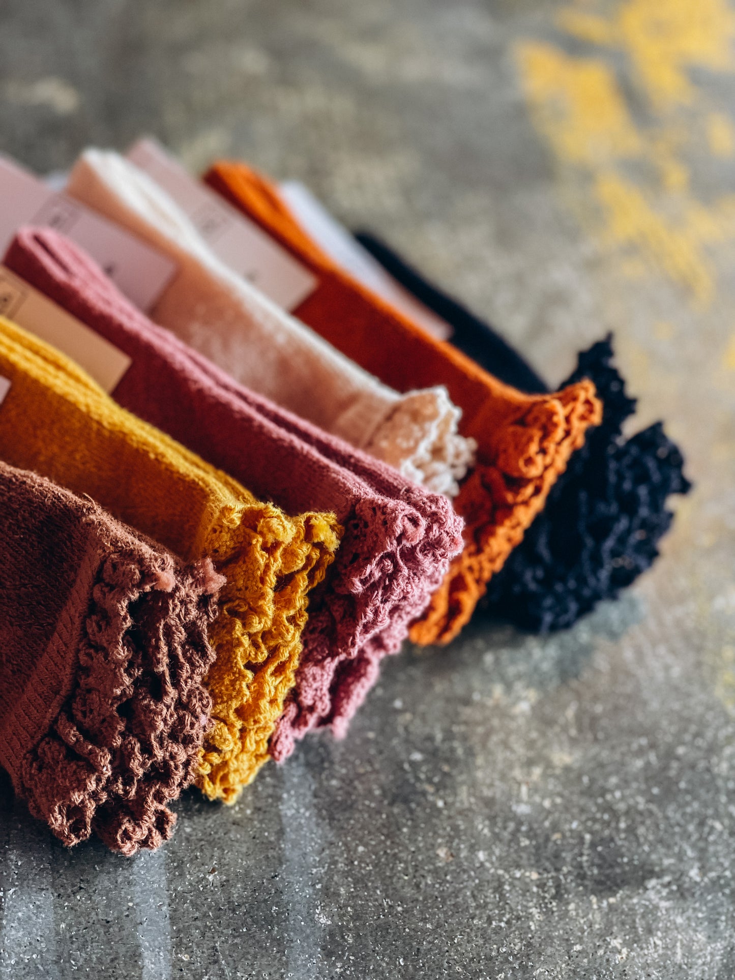 Fall Fancy Lace Top Knee High Sock