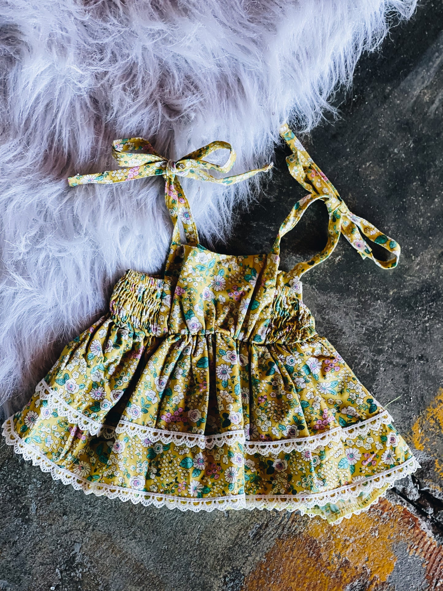 Bailey's Blossom Mustard Floral Top