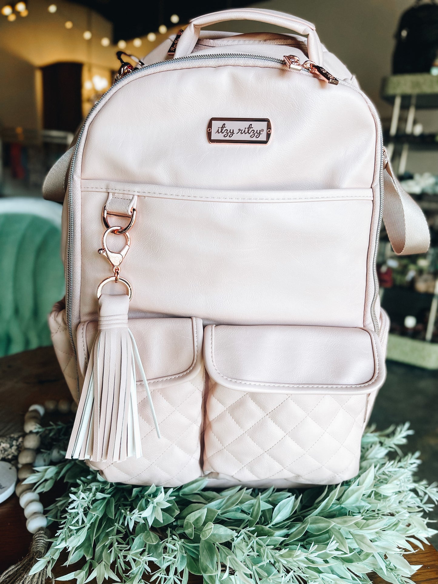 Itzy Ritzy Boss Blush Backpack
