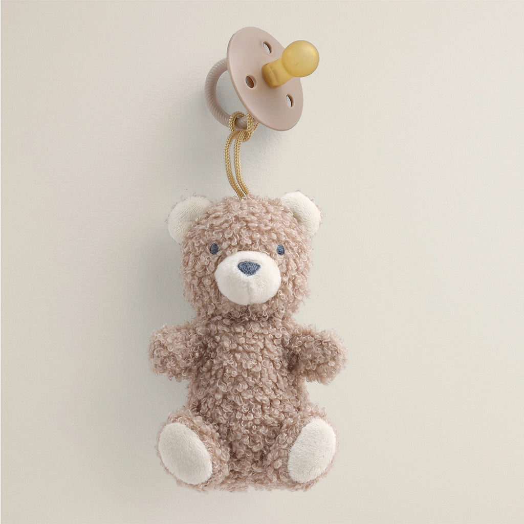 Bitzy Pal Natural Rubber Paci and Stuffed Animal