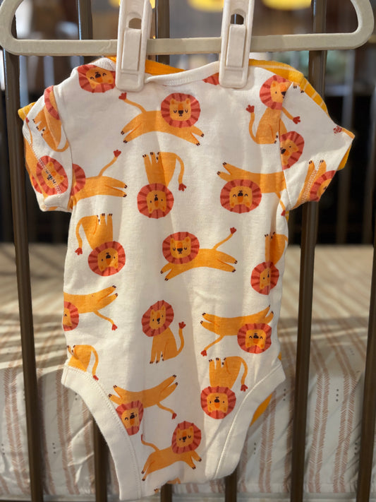2 Piece Lion Onesie Set
