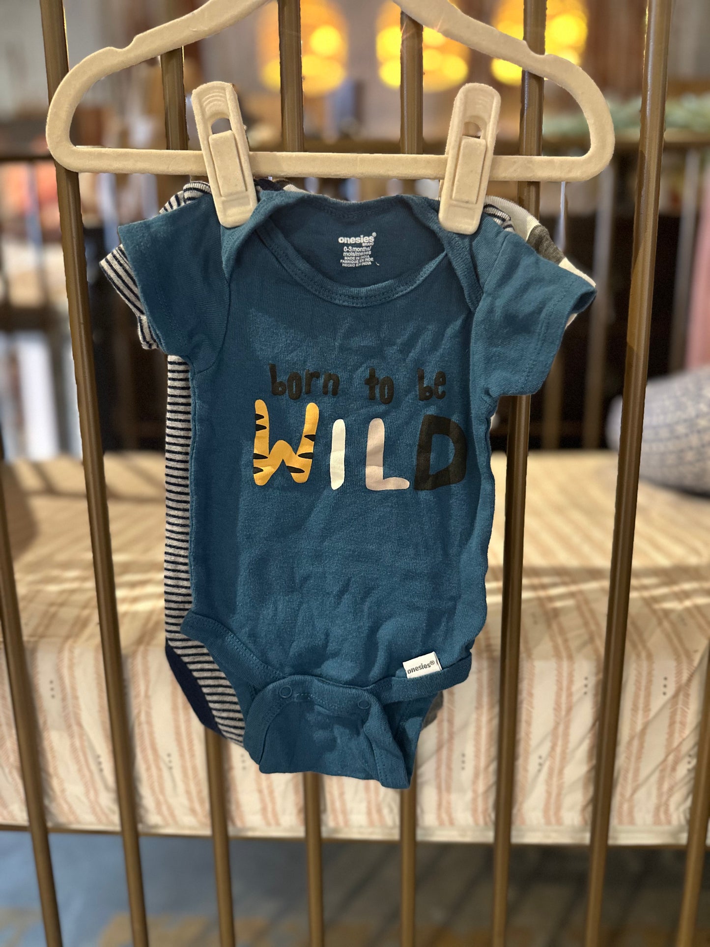 3-piece "Born To Be Wild" Onesies