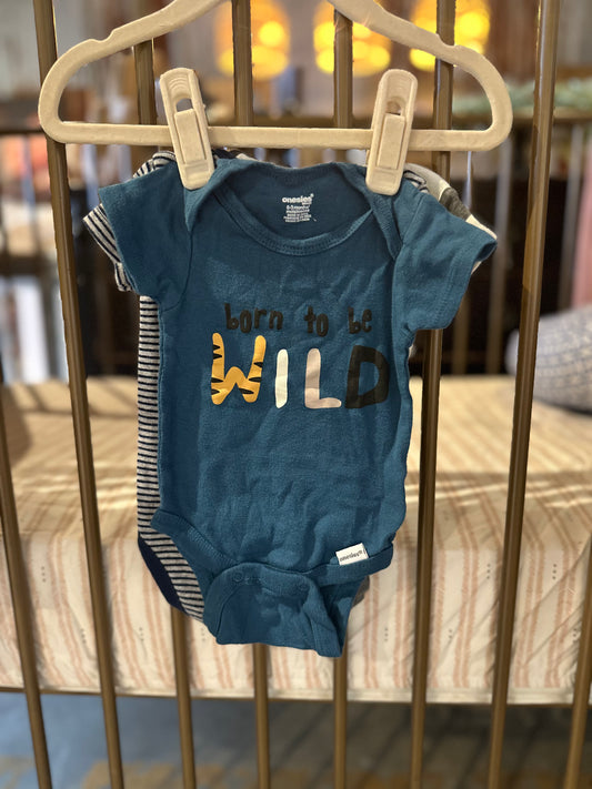3-piece "Born To Be Wild" Onesies