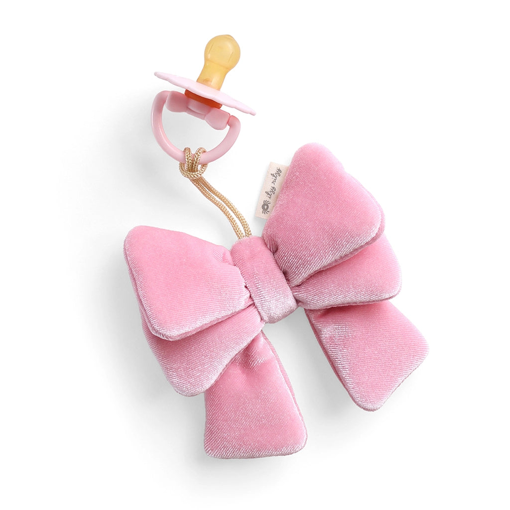 Bitzy Pal Natural Rubber Paci and Stuffed Animal