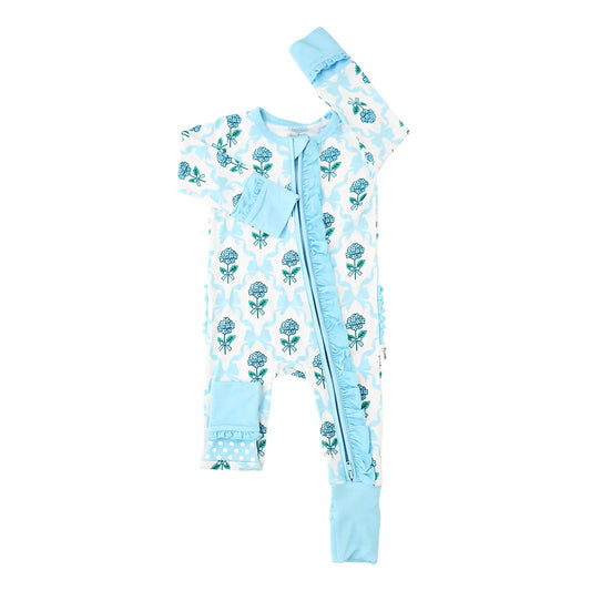 Gigi & Max Bamboo Blue Floral One Piece