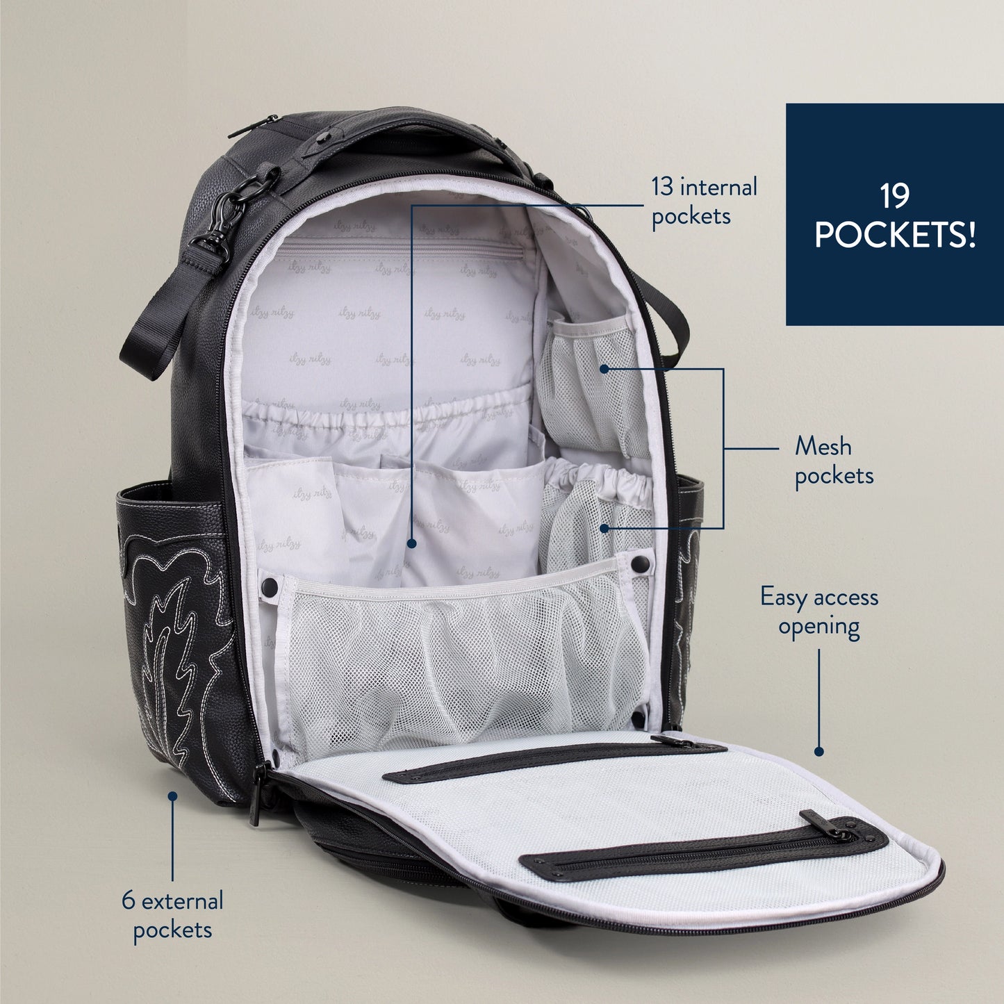 Itzy Ritzy Nash Outlaw Boss Plus™ Western Backpack Diaper Bag