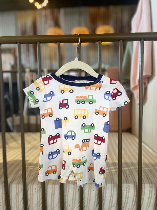 BWA Multi Color Vehicles Romper
