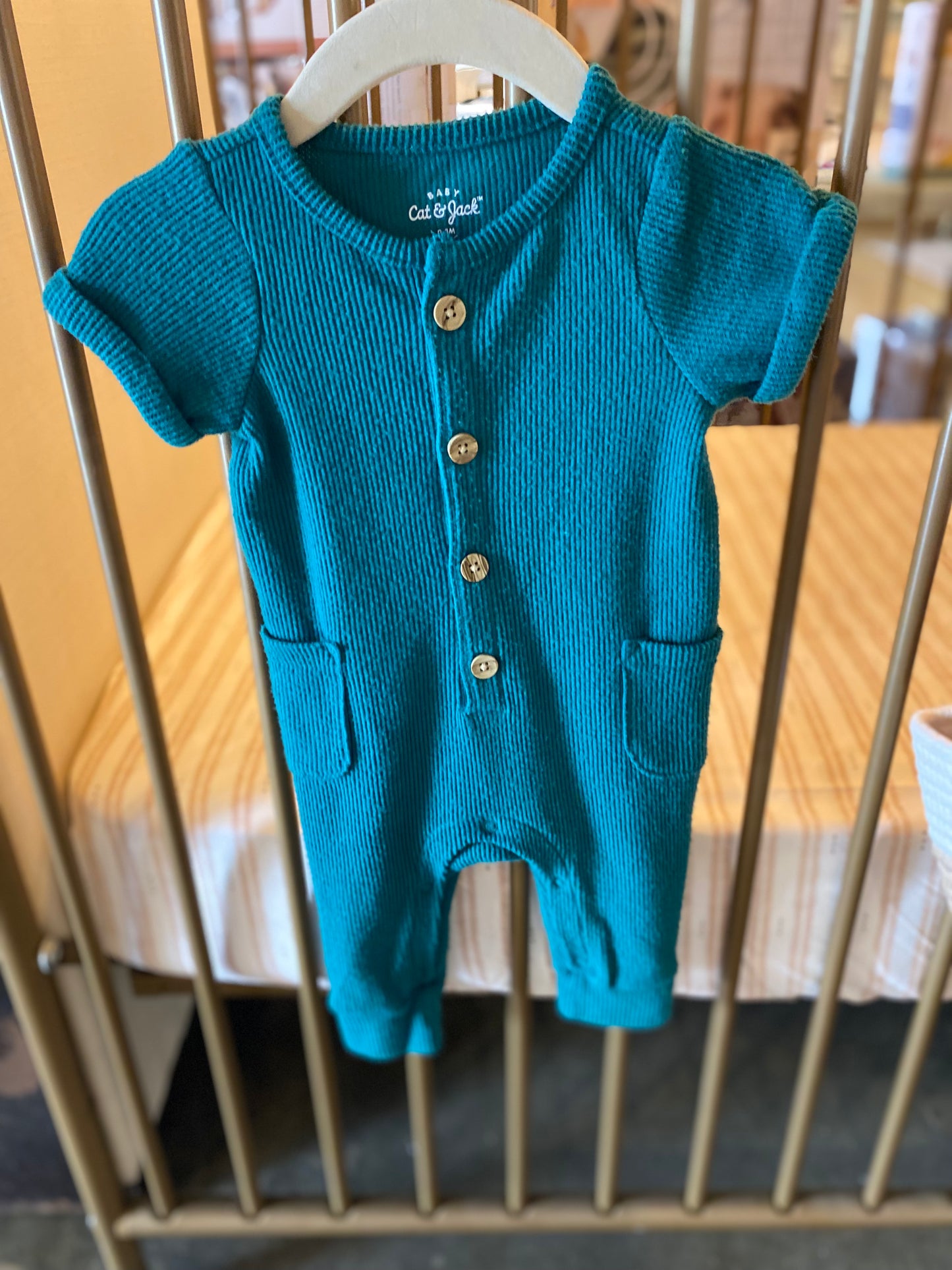 Baby Cat & Jack Forest Green Jumpsuit