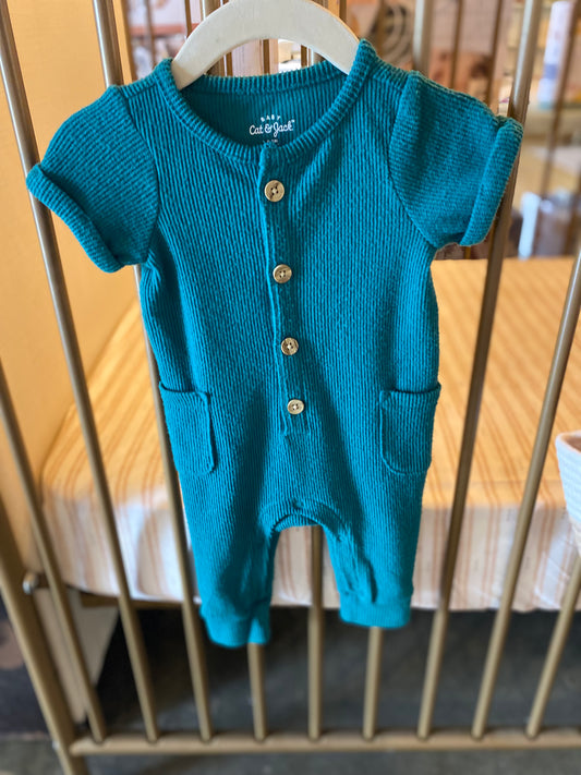 Baby Cat & Jack Forest Green Jumpsuit