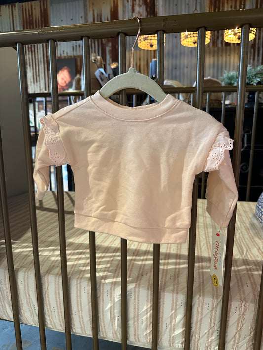Baby Cat & Jack Light Pink Sweatshirt