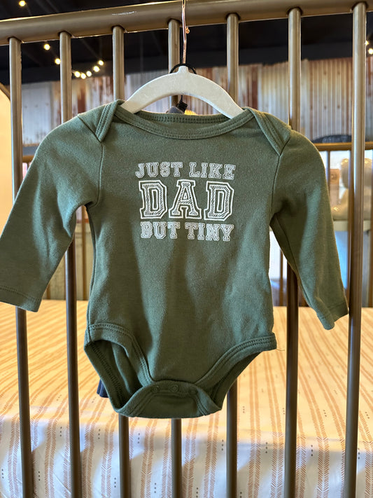 Baby Essentials "Just Like Dad But Tiny" 2-piece Outfit