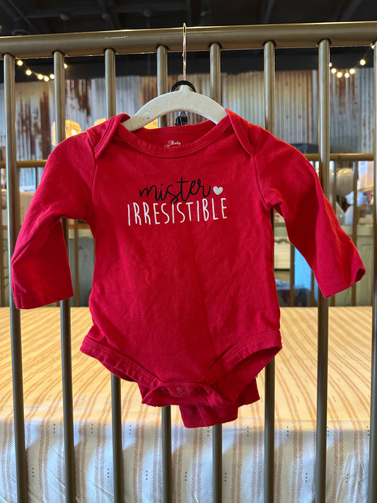 Baby Essentials Red "Mister Irresistible" 3-piece Outfit Set