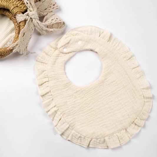 Cotton Ruffle Bibs