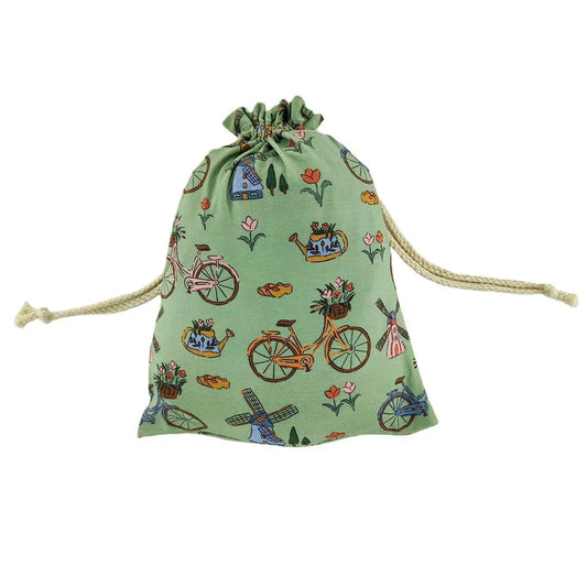 Bikes & Blooms Bamboo Crib Sheet
