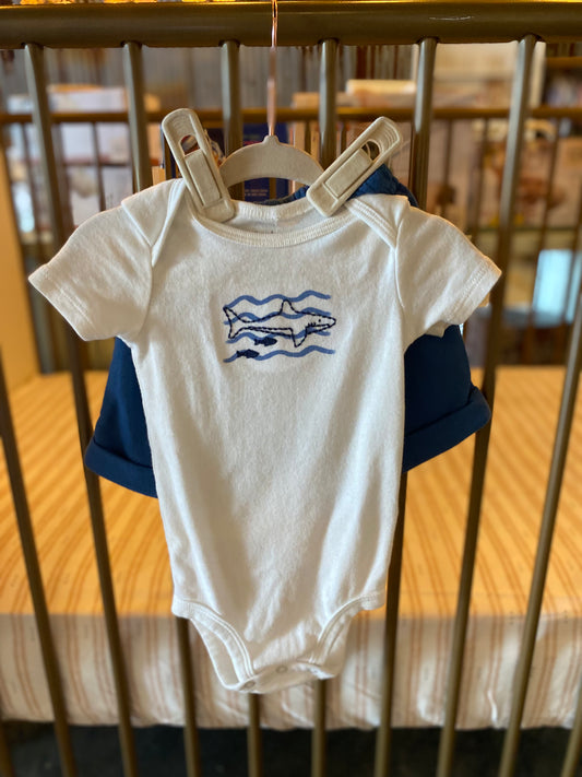 Blue Shark In The Water 2-piece Outfit