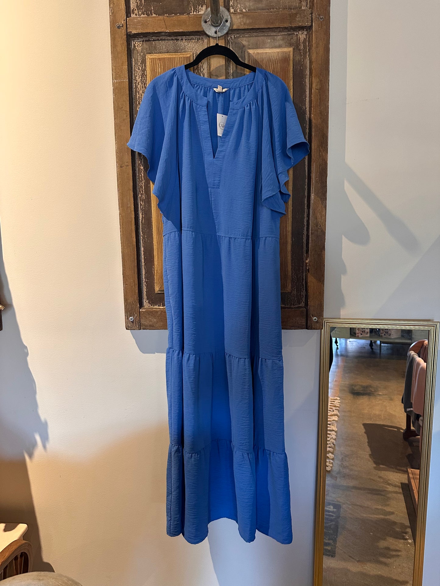 CATO Bright Blue Maternity Dress