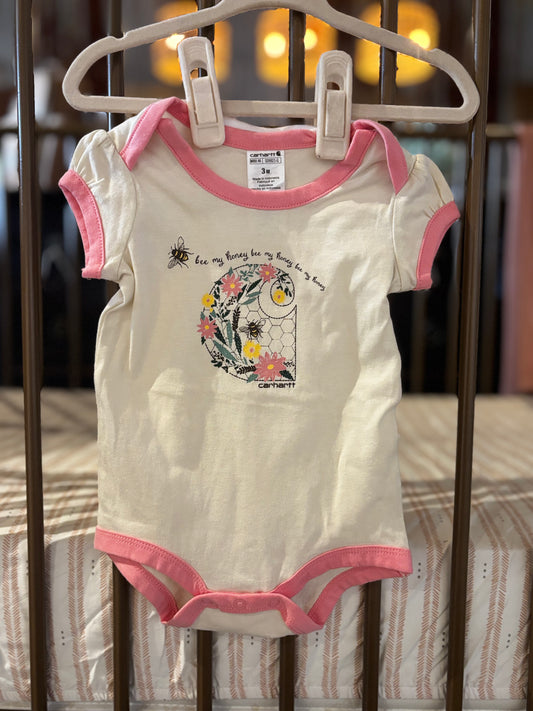 Carhartt "Bee My Honey" Onesie Set