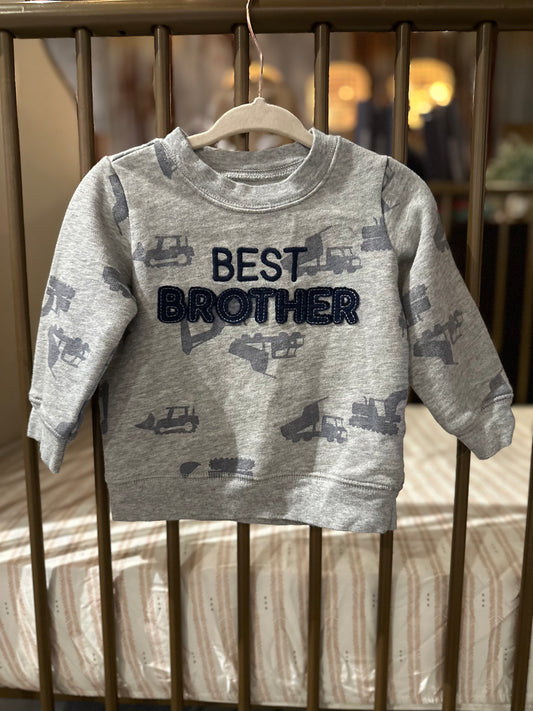 Carter's "Best Brother" Gray Sweatshirt