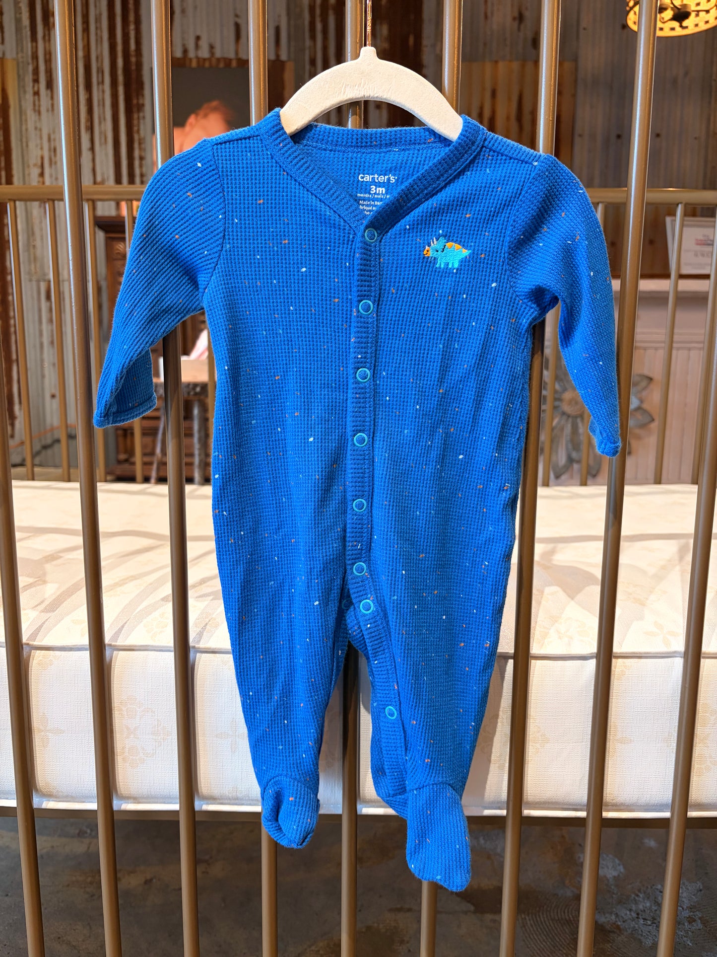 Carter's Blue Dino Sleeper