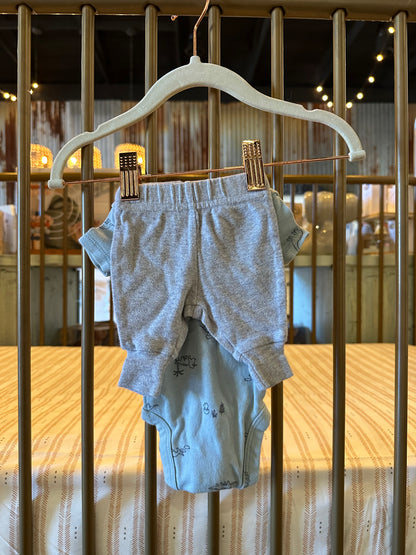 Carter's Blue Dino World 2-piece Outfit