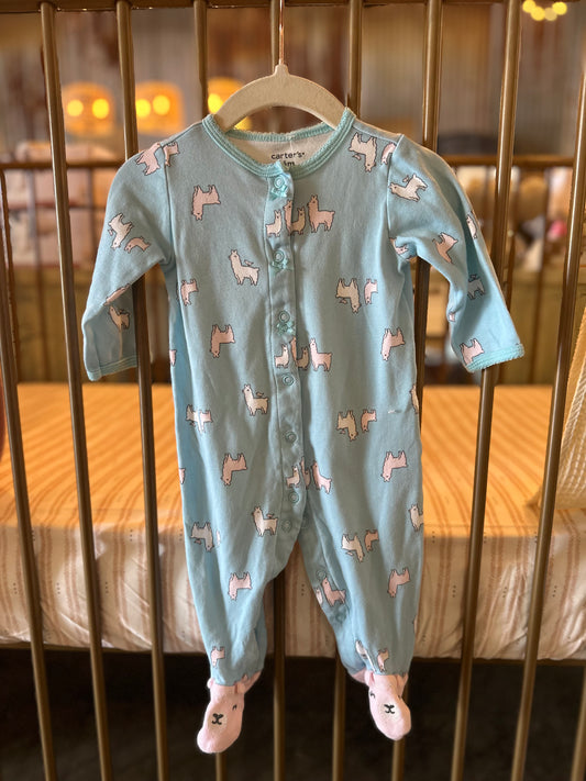 Carter's Blue Llama Sleeper