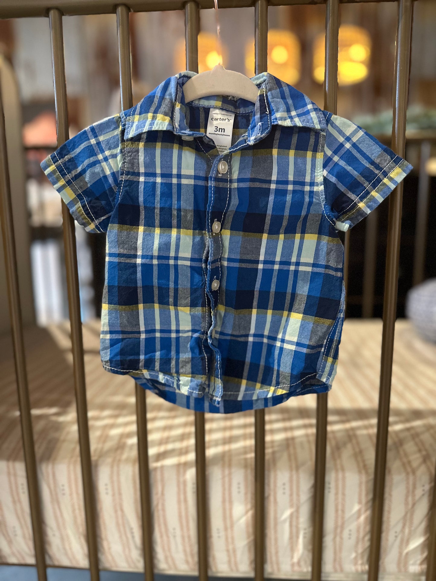Carter's Cars & Stripes Button Up Shirts