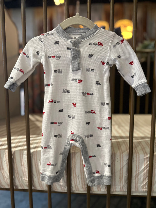 Carter's Choo-Choo Train Jumpsuit