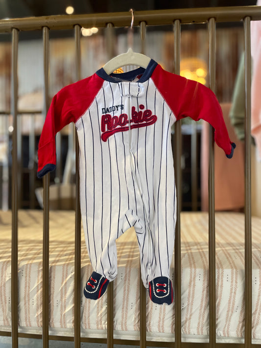 Carter's "Daddy's Rookie" Baseball Sleeper
