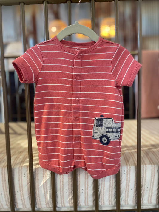 Carter's Fire Truck Romper