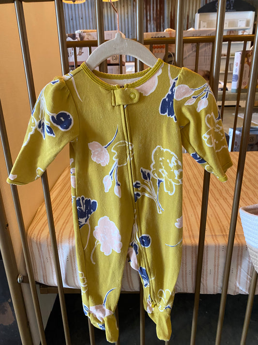 Carter's Floral In Yellow Sleeper