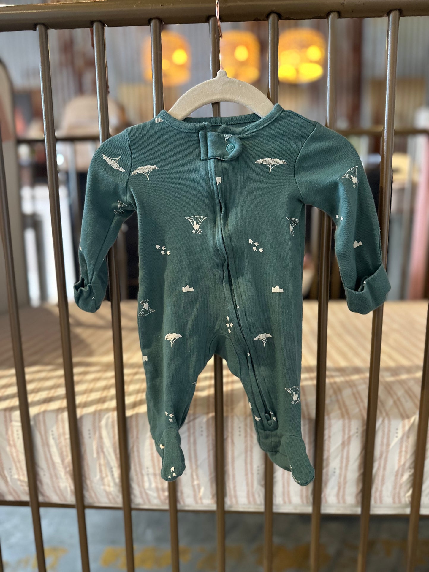 Carter's Green Prehistoric Sleeper