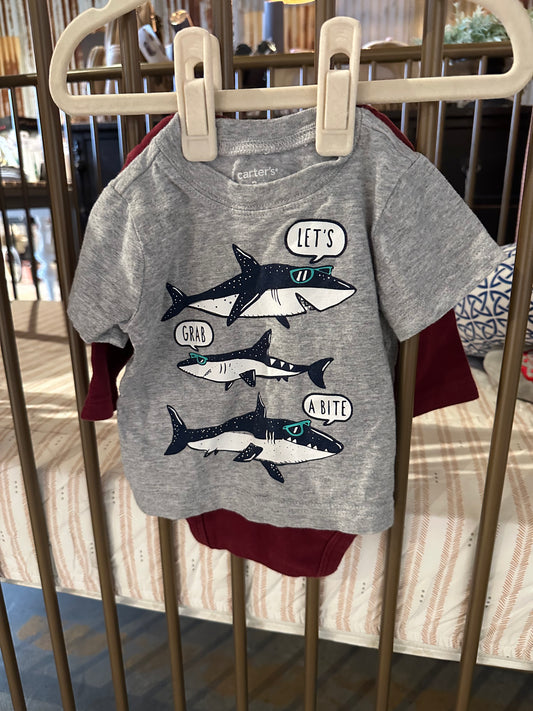 Carter's Handsome Shark 2-piece