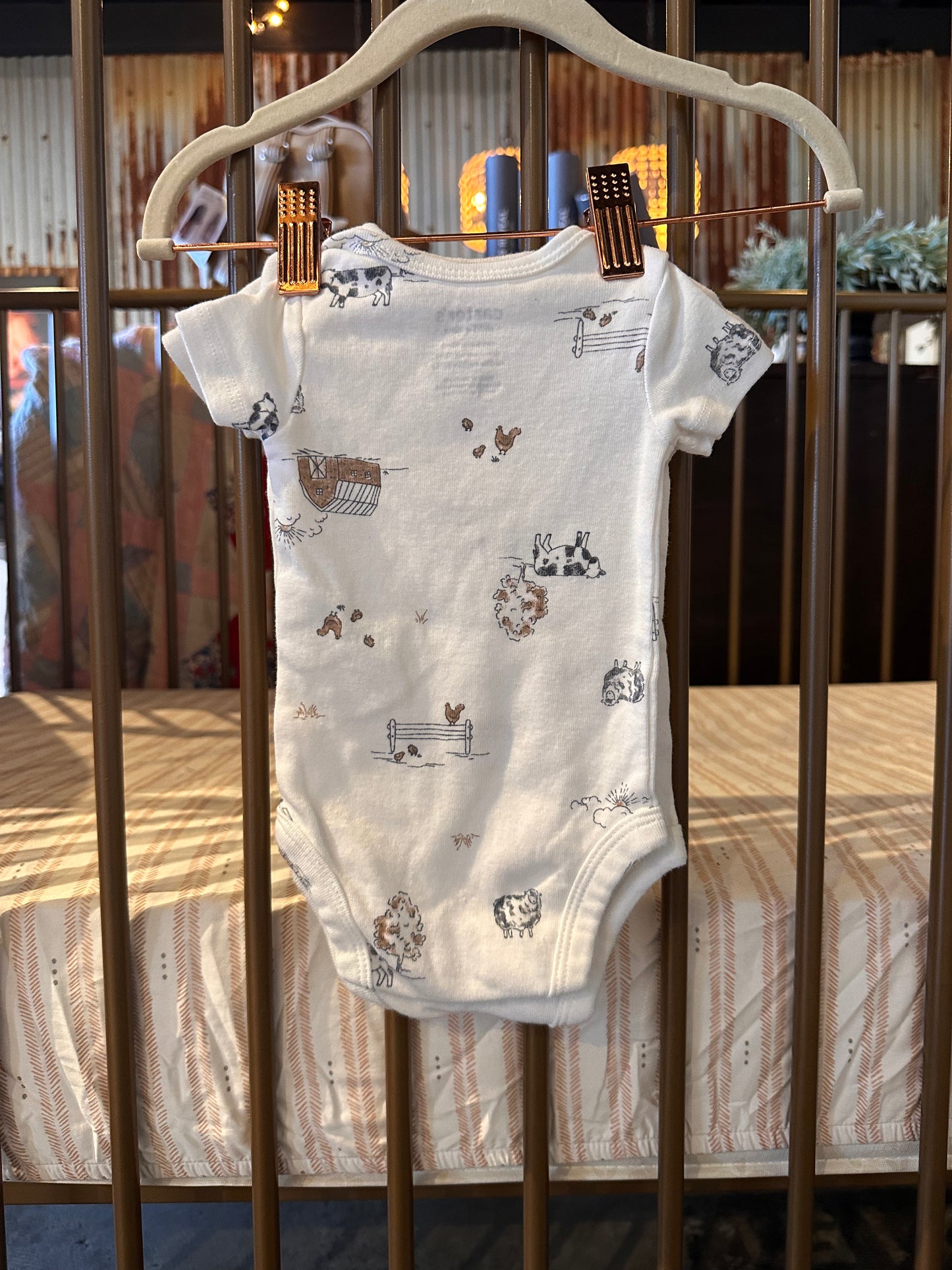 Carter's "Home Is Where My Mama Is" Farm Onesies