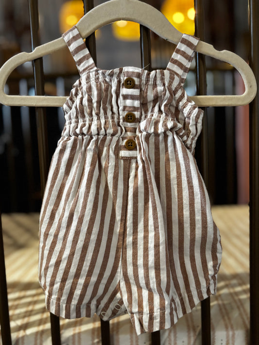 Carter's Light Brown Striped Jumper