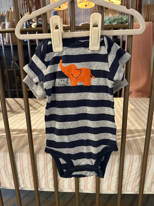 Carter's "Mommy's Little Peanut" Elephant 2-piece