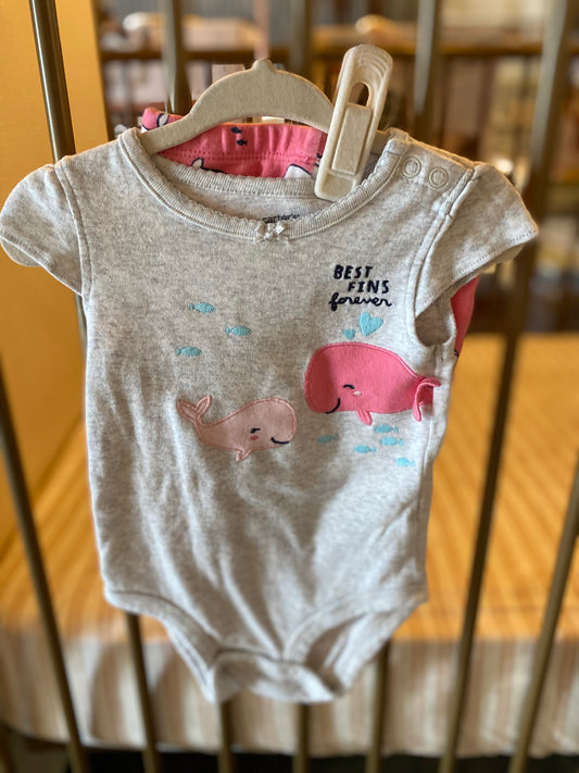 Carter's Pink "Best Fins Forever" 2-piece Outfit