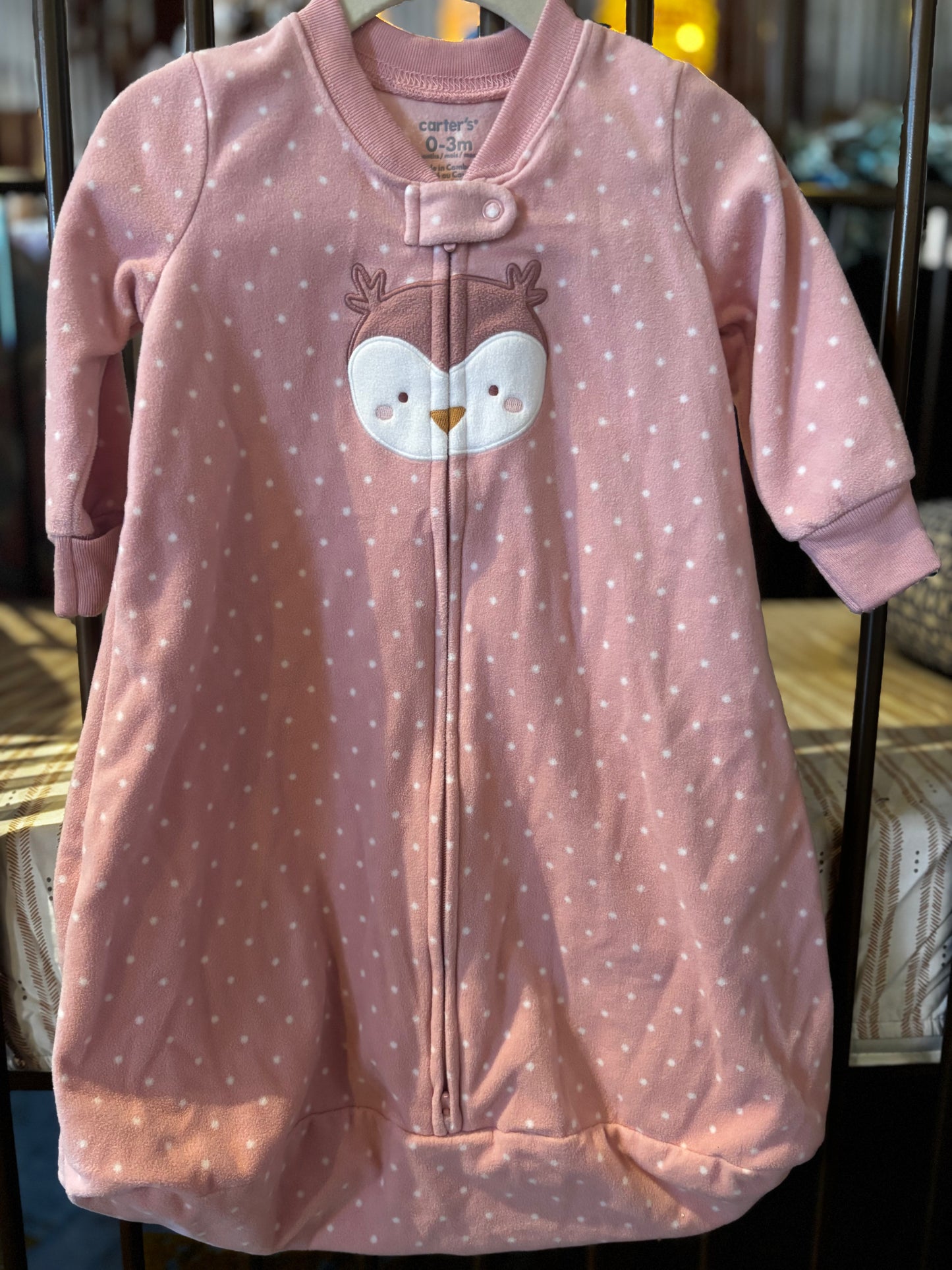 Carter's Pink Owl Sleep Sac