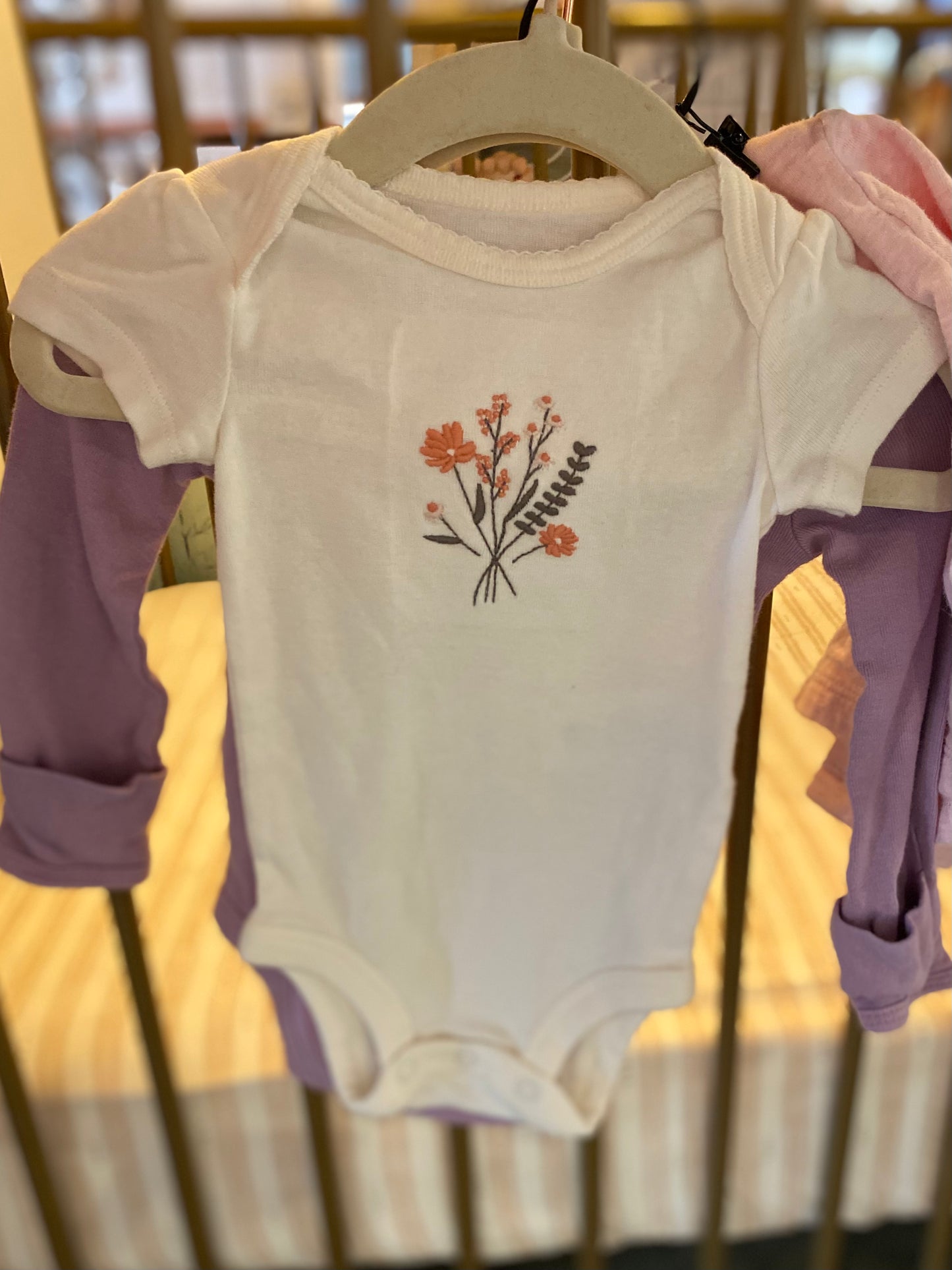 Carter's Pink & Purple Foral 3-piece Set