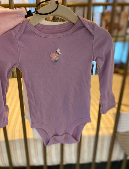 Carter's Pink & Purple Foral 3-piece Set