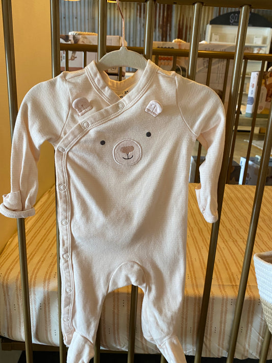 Carter's Pink Striped Bear Sleeper