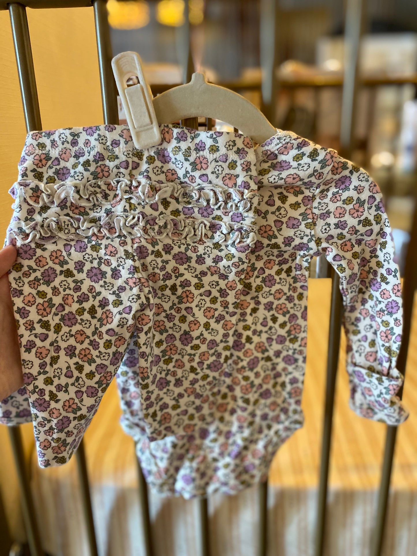 Carter's Purple Floral 2-piece Outfit