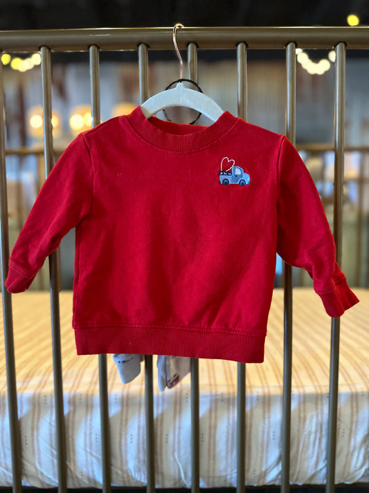 Carter's Red Truck Lover  2-piece Set