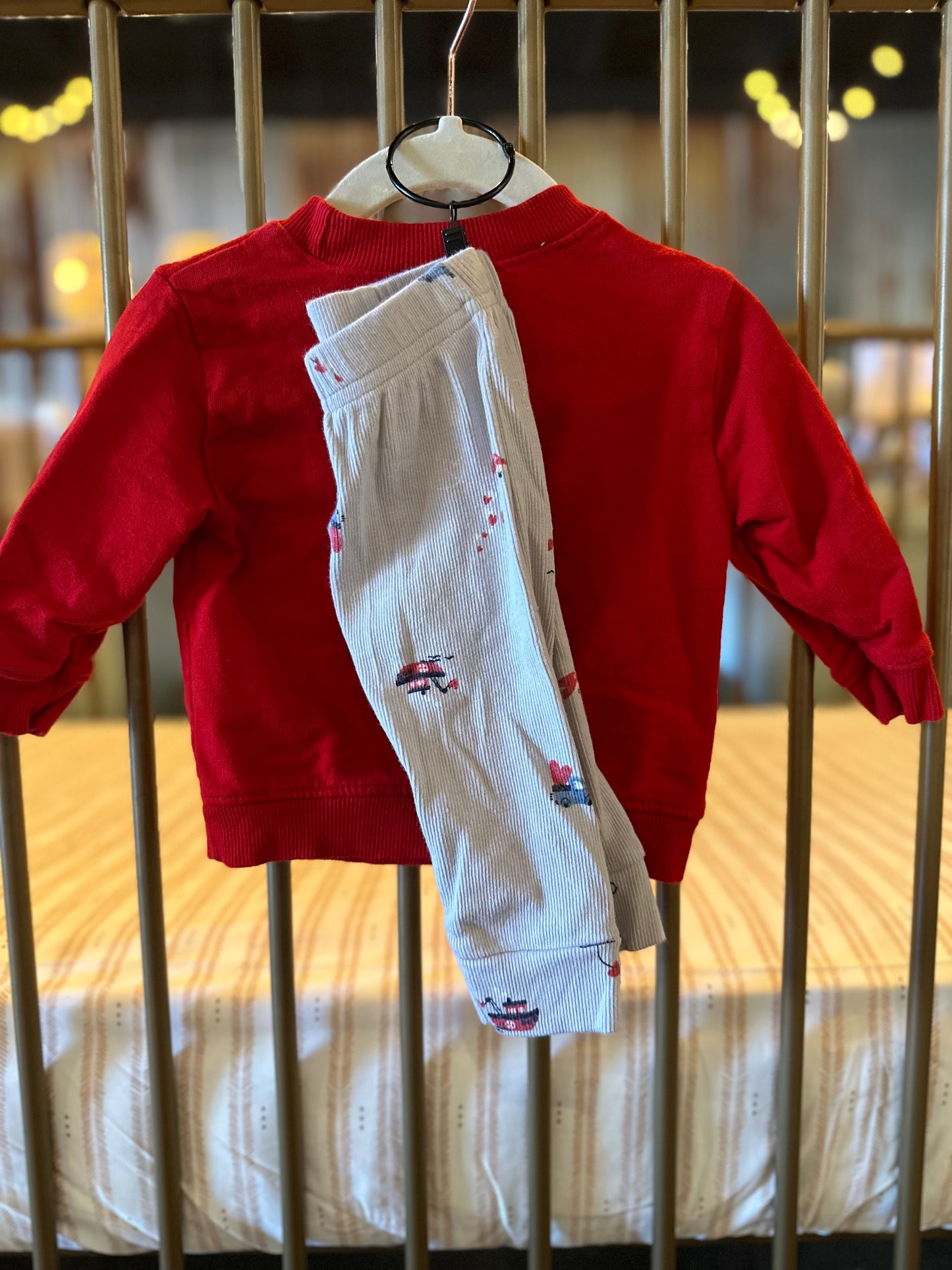 Carter's Red Truck Lover  2-piece Set
