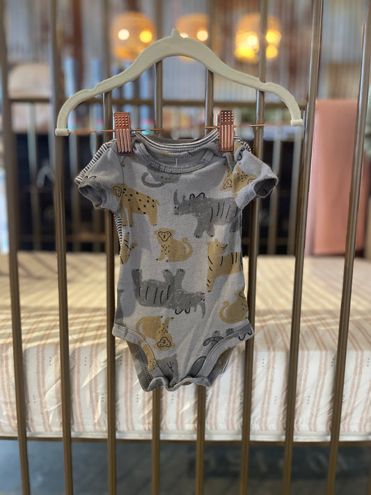 Carter's Rinos, Monkeys, & Lions 3-piece Onesie